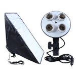 4 Head E27 Globe Holder + 60X90CM Softbox