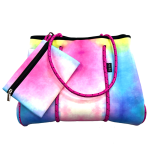 Neoprene Tote Bag Large - Rainbow Candyfloss