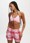 Cotton On Flannel Boyfriend Boxer Short - Remmi Check cherry Pop