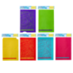 Colour Brights A4 Book Jackets 5-PACK Design May Vary