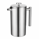 Compact Stainless Steel French Press Coffee Maker