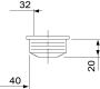 Bung For Bottle Trap Ext 32 X 40