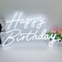 Happy Birthday Neon Sign For All Partys Large SIZE-23 X 14INCH LED Neon Signs With Dimmable Switch For Wall Decor Photo Backdrop Power By