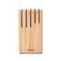 Brabantia Profile Wooden Knife Block - Beech Wood