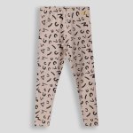 GIRLS Print Leggings - 10 Nude