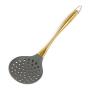 Goldair Gold Handle Silicone Slotted Spoon