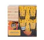 Drinking Game Tower Blocks W 4 Glasses Marketplace Brits Bros