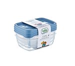 Trend Rect Storage Box 0.3LT Set Of 3