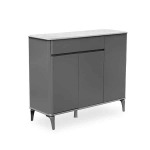 Modern Grey Multi-storage Shoe Cabinet