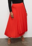 Superbalist Asymmetrical Pleated Skirt - Tangerine