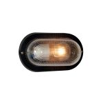 Eurolux - Oval Plastic Bulkhead Black 60W