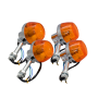 Long Kit 4PCS Motorcycle Tail Lamp Compatible Sundiro Honda Wuyang Lifan