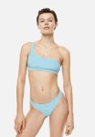 High-leg Bikini Bottoms - Light Turquoise Glittery