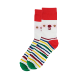 Festive Christmas Socks Assorted Designs - Candy Stripes