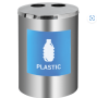 Cool Plastic Bag Liner For Recycling Bin Two Hole – 490 Diameter X 695 H Mm – REC004L2