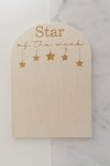 Star Of The Week' Wooden Board - Engraved - Afrikaans