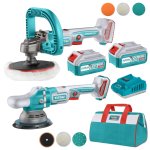 Total Tools - Cordless Polisher 150MM 6" Polisher 180MM 7" &tool Bag