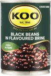 Koo Black In Flavoured Brine Beans