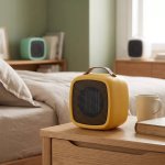 Portable Electric Fan Heater Easy To Use
