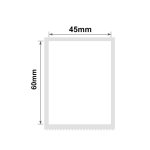NB196 - - B1 B21 B3S B4 - 45X60MM - 125 White Labels 1