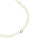 Goldair Gold Plated Pearl Inlay & Cubic Zirconia Necklace