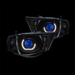 Mitsubishi Triton Mn Bushdoof Bi-led Angry Eye Headlights Pair For
