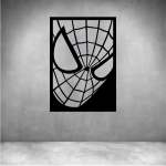 Spiderman Face - Rust Coat L 600 X H 900MM