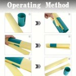 Festive Gift Wrapping Tool: 1-PIECE Christmas Paper Cutter With Flexible Hinge And Safety Lip - Durable Plastic Material With Em