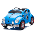 Vintage Style Electric Ride-on Beetle-rubber Wheels-lth Seats 12V- Ages 2-5