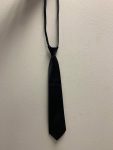 Black Tie With Zip