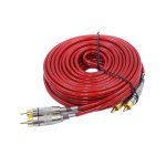 RCA Ice Power IPW-22CR5 2-INTO-2 Red Double Plated Cable 5METRE - Autostyle Motorsport South Africa