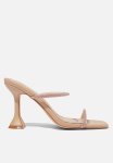 Cotton On Dotti Double Strap Mule - Taupe Diamante