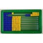 Abacus Learner Slatted 100 Beads 2-COLOUR 12-PIECES