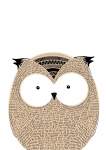 Woodlands Owl - Acrylic Wall Print - 600MM X 600MM