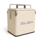 ELBA Metal Cooler Box With Handle And Lid