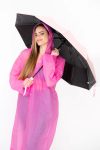 Travel Compact Automatic Close Umbrella Pink