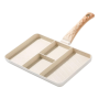 32.3 X 3.3 X 21.2CM Multi-purpose Aluminum Nonstick Grill Pan- YD-443029