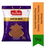 Matta Rice Matta Chawal Kerala Red Rice 5KG - Premium Nutrient-rich Parboiled Red Thick Grain Rice For Authentic South Indian