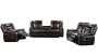 Gof Furniture - Hubson Brown Sofa