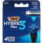 BIC Flex 3 Hybrid Razor Handle & Blades 4 Pack