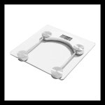 Electronic Glass Scale White CJGS10
