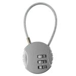 3 Digit Padlock Silver T3036