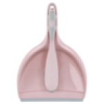 Deco Pink Colour Dustpan & Brush Set