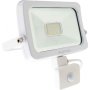 Major Tech SLF20CW 20W LED Pir Floodlight Cool White - White