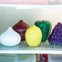 1pc Reusable Fruit & Vegetable Storage Container - Plastic Fridge Organizer For Green Pepper Lemon Onion Apple Garlic - Non-Contact Food Storage Boxes To