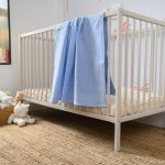 Cotton Blanket - Baby Light Powder - 85 X 110 Cm