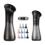 Electric Ear Wax Removal Tool With LED Display & Water Temperature Sensor - Safe Comfortable Ear Cleaning System For Adults And