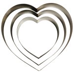 Steel Heart Cutter Small To Large Set 3PC