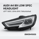 Audi A4 B9 Low Spec Headlight Left Side Refurbished Oem - 8W0941005