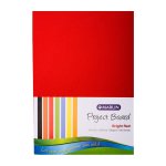 Marlin Project Boards A4 160GSM 100'S Bright Red